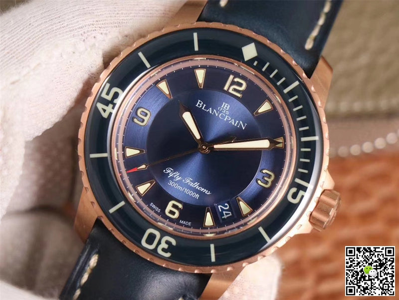 Blancpain Fifty Fathoms 5015-3603C-63B ZF Factory Blue Dial