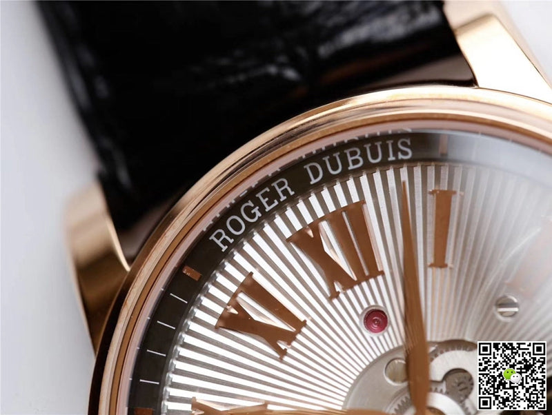 Roger Dubuis Hommage RDDBHO0562 Double Flying tourbillon JB Factory Silver Dial
