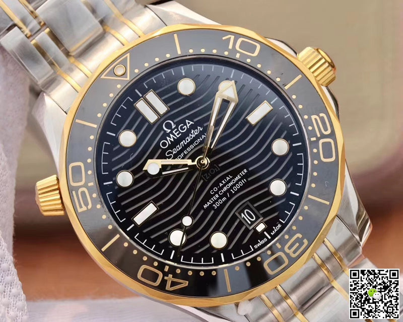 Omega Seamaster Diver 300M 210.20.42.20.01.002 VS Factory Black Dial