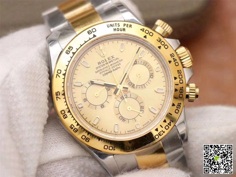Rolex Daytona Cosmograph m116503-0003 Noob Factory Gold Dial