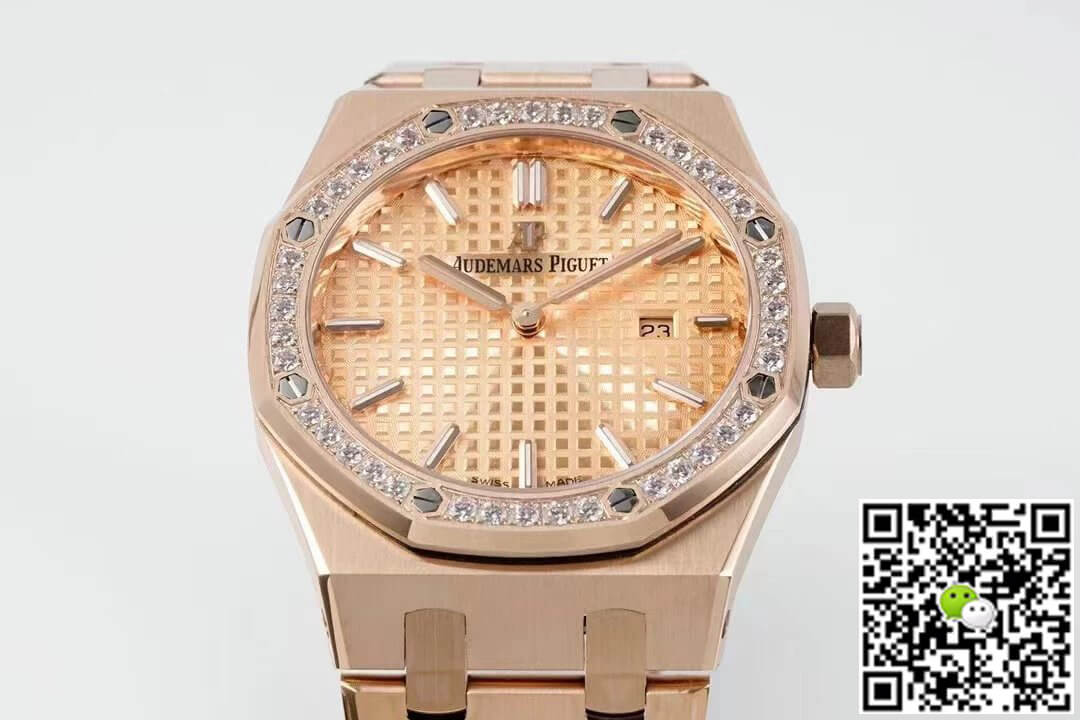 Audemars Piguet Royal Oak Quartz 33MM 67651OR.ZZ.1261OR.03 ZF Factory Diamond Bezel