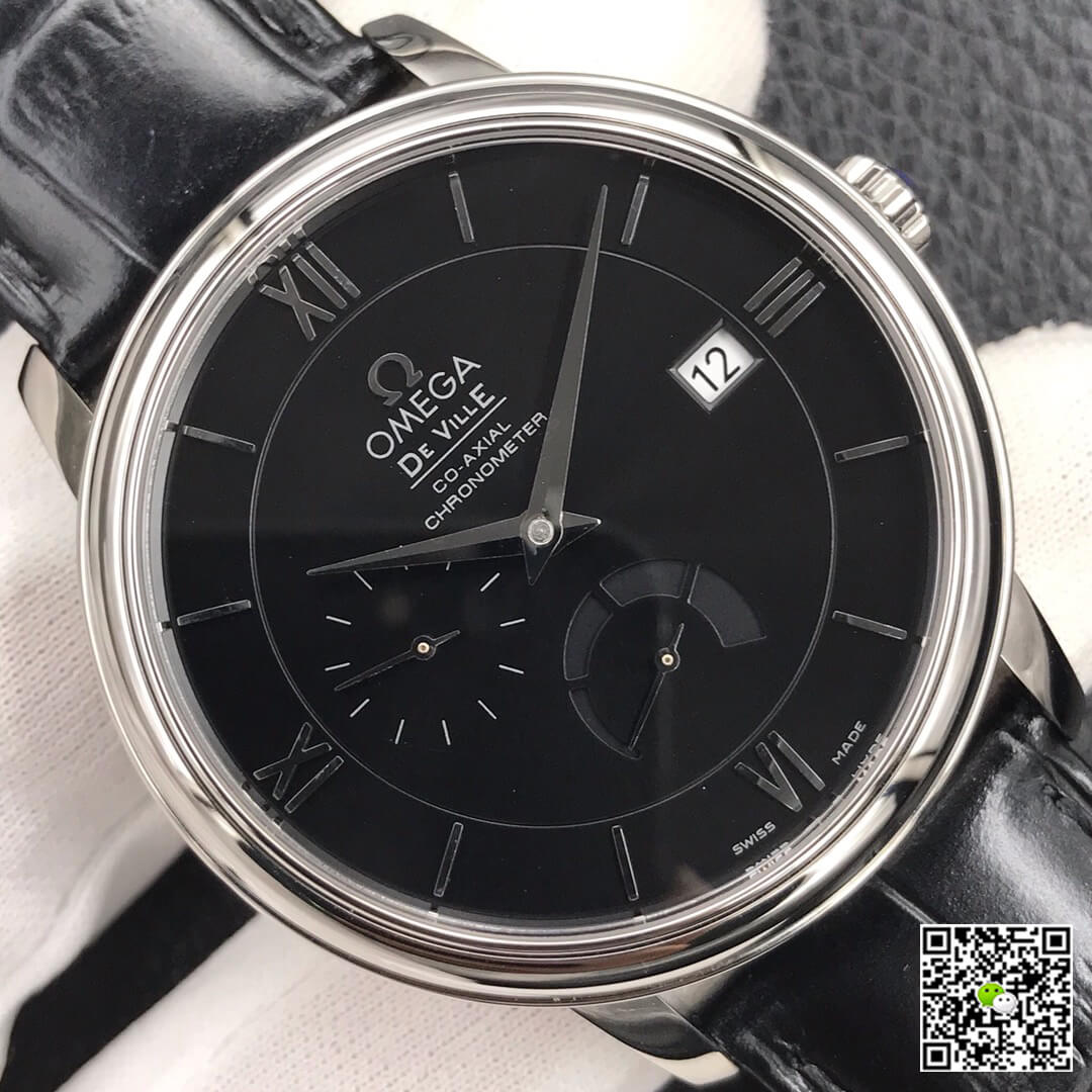 Omega De Ville 424.13.40.21.01.001 ZF Factory Black Dial