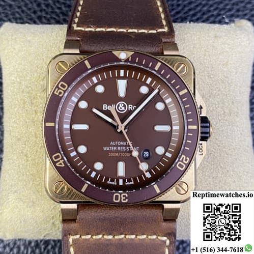 Bell & Ross Instruments Br0392-D-Br-Br-Sca Br Factory Bronze Case-Rep Time Watches