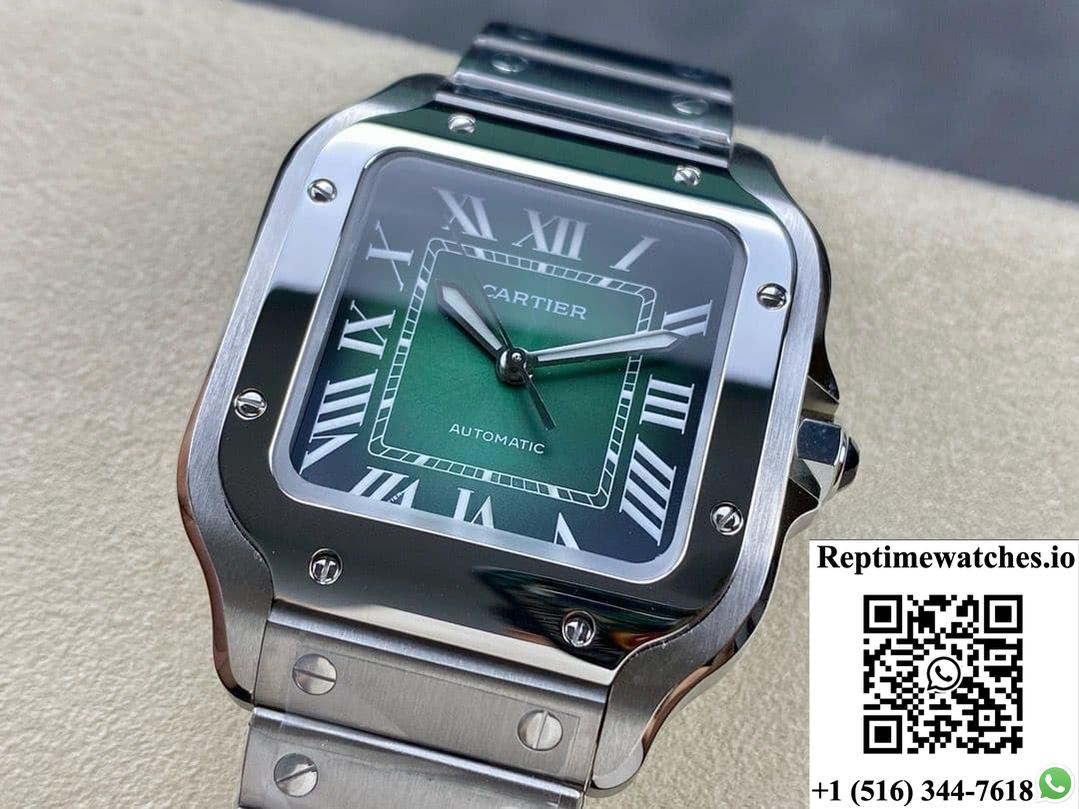 Cartier Santos WSSA0061 BV Factory stainless steel case