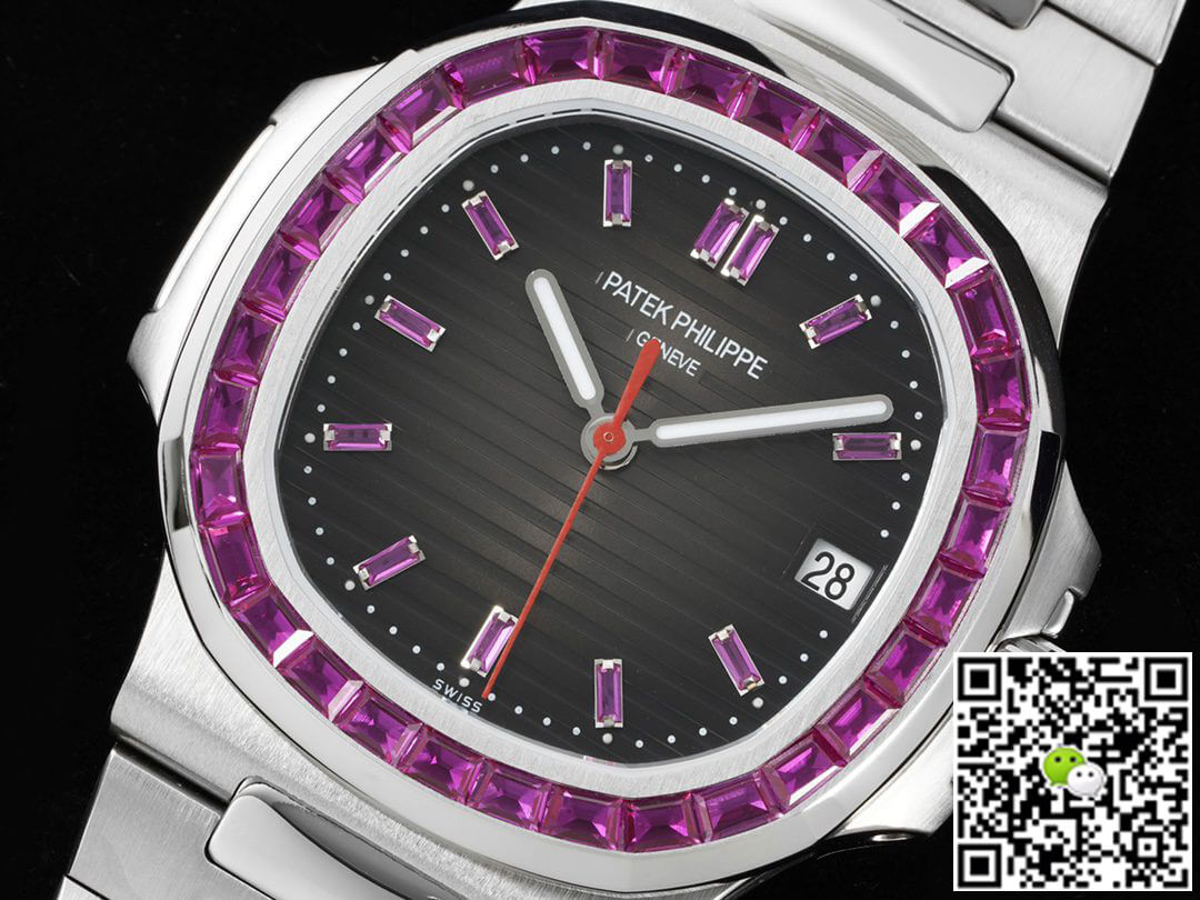 Patek Philippe Nautilus 5711 GR Factory Diamond-set Black Dial