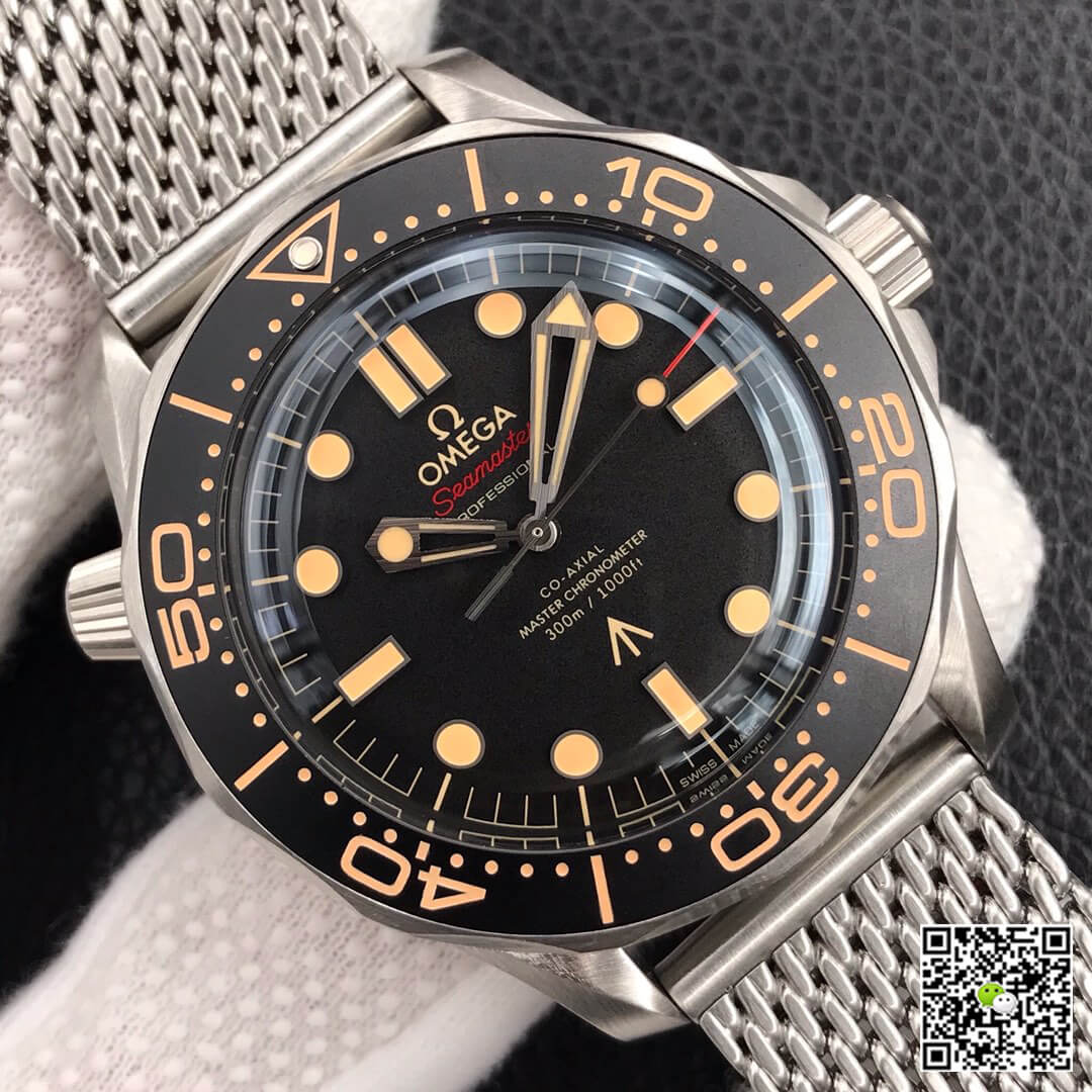Omega Seamaster 210.90.42.20.01.001 James Bond 007 VS Factory Black Dial