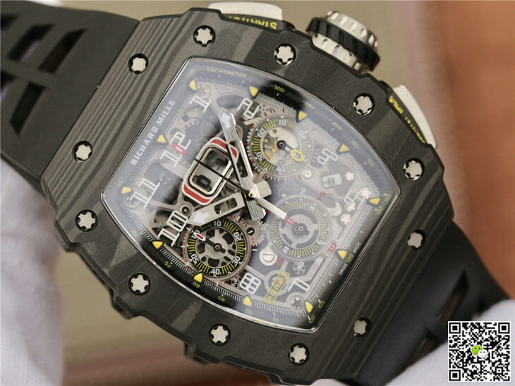 Richard Mille RM11-03 KV Factory Black Carbon Fiber Case