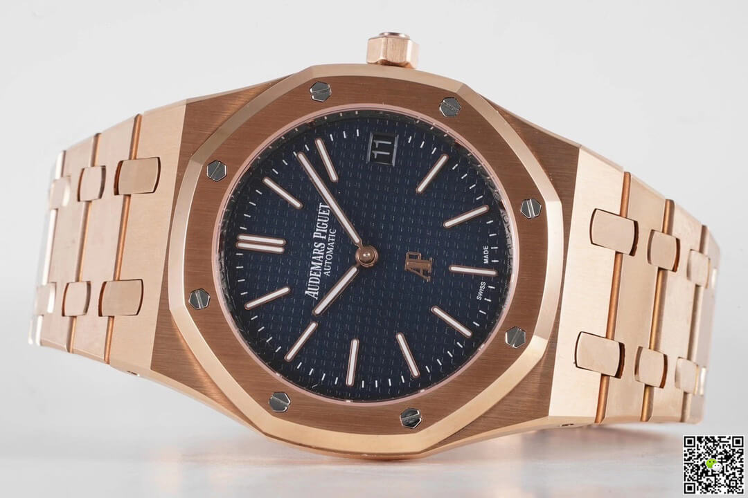 Audemars Piguet Royal Oak 15202OR.OO.1240OR.01 KZ Factory Rose Gold Blue Dial