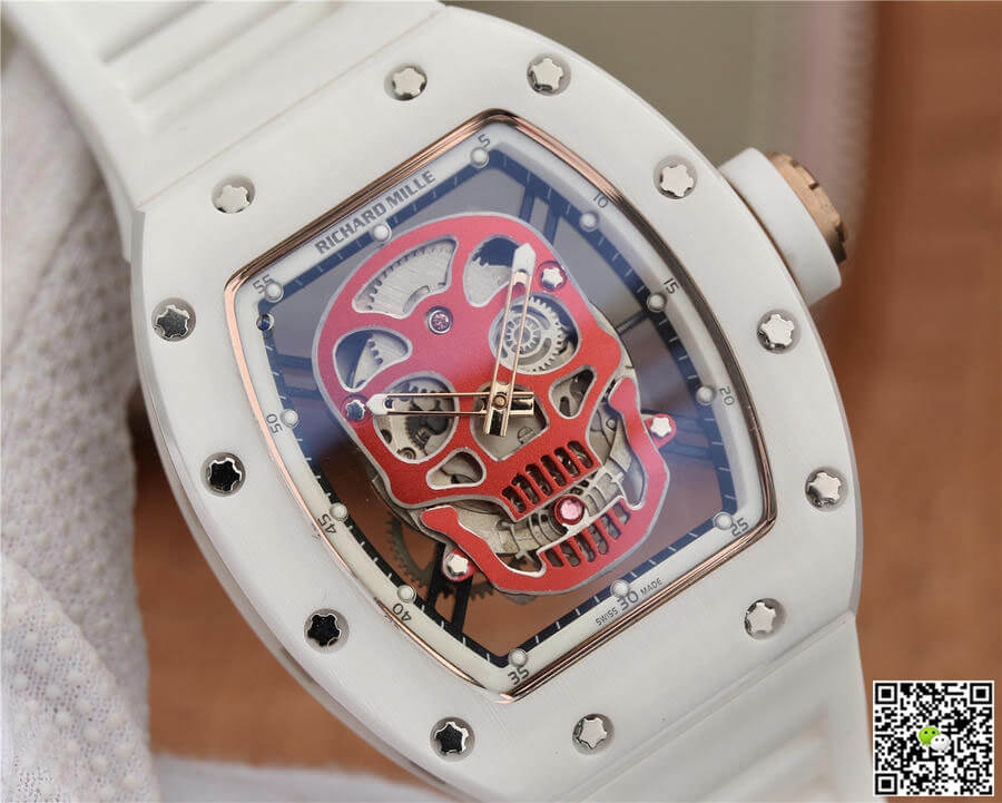 Richard Mille RM52-01 KV Factory Red Skull Dial