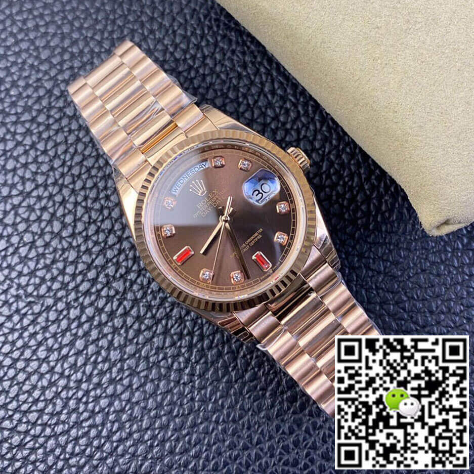 Rolex Day Date 118235 EW Factory Rose Gold