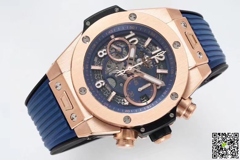 Hublot Big Bang 421.OX.5180.RX ZF Factory Rose Gold Blue Dial