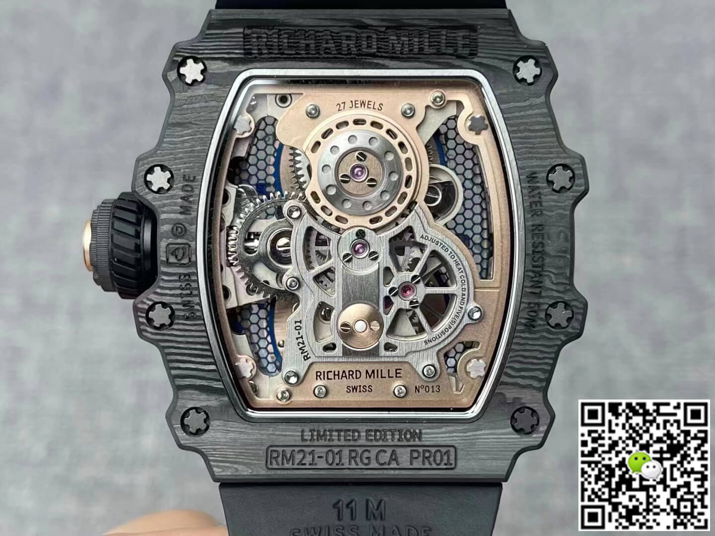 Richard Mille RM21-01 RM Factory Tourbillon 5N Red Gold Case