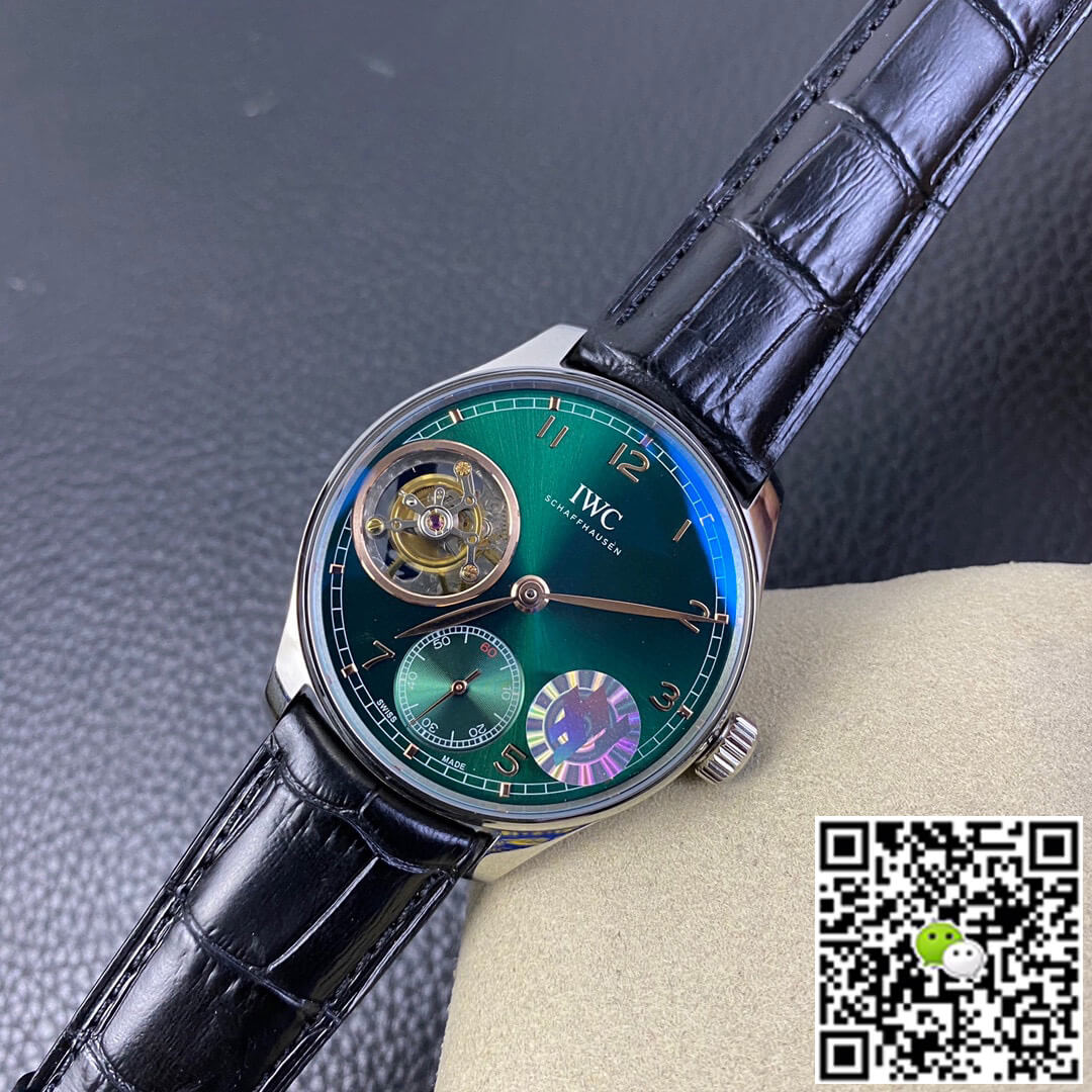 IWC Portuguese ZF Factory Tourbillon Green Dial