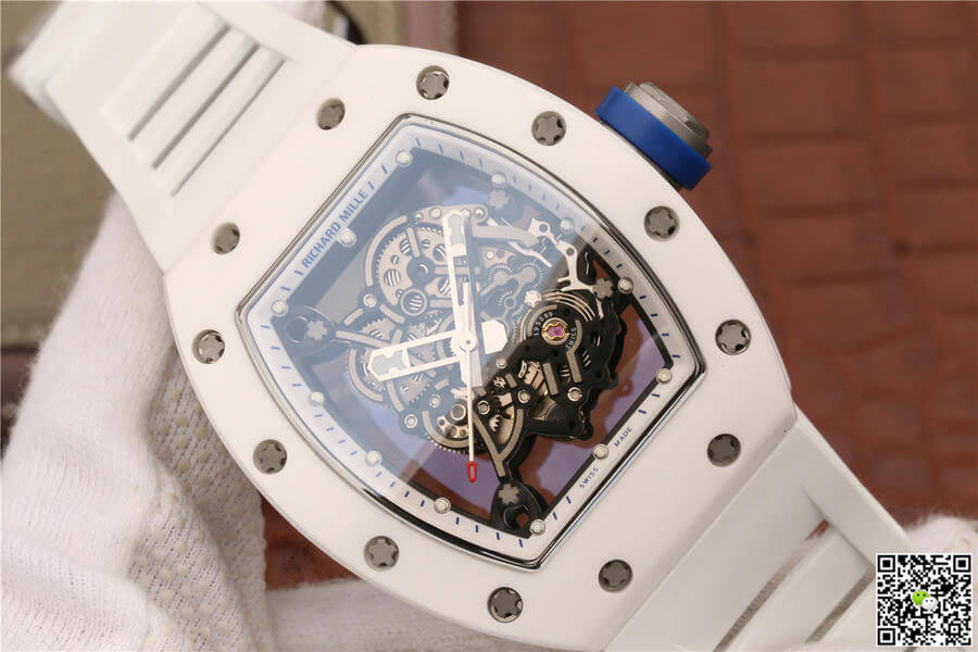 Richard Mille RM055 KV Factory White Ceramic Case