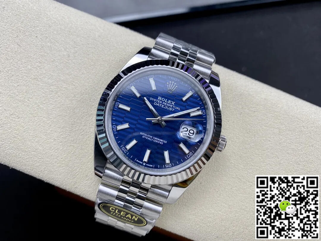 Rolex Datejust 41MM M126334-0032 Clean Factory Blue Dial