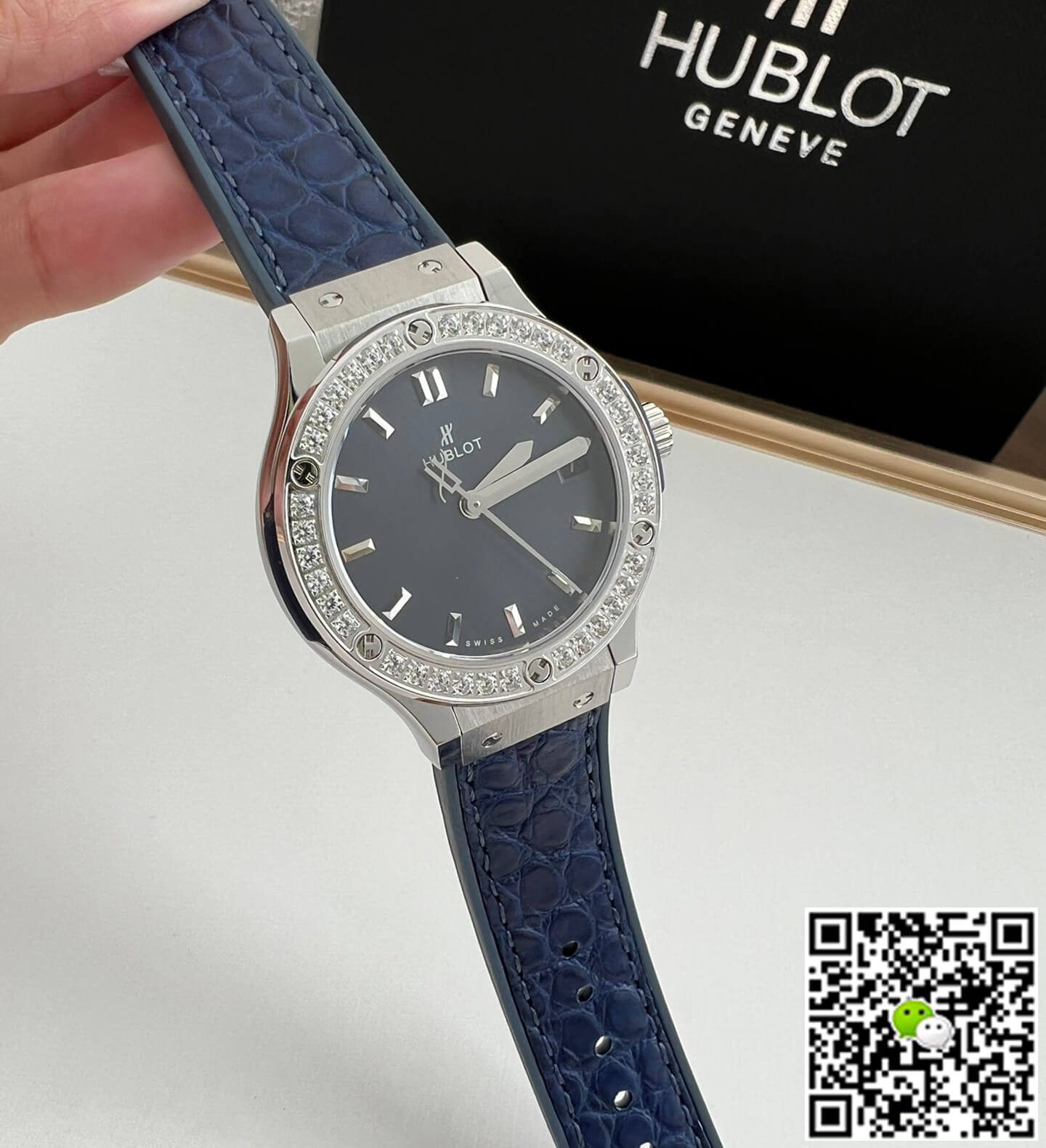 Hublot Classic Fusion 33MM Quartz Movement HB Factory Blue Strap