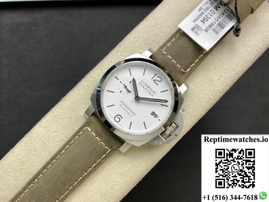 Panerai Luminor Pam01394 Vs Factory White Dial-Rep Time Watches