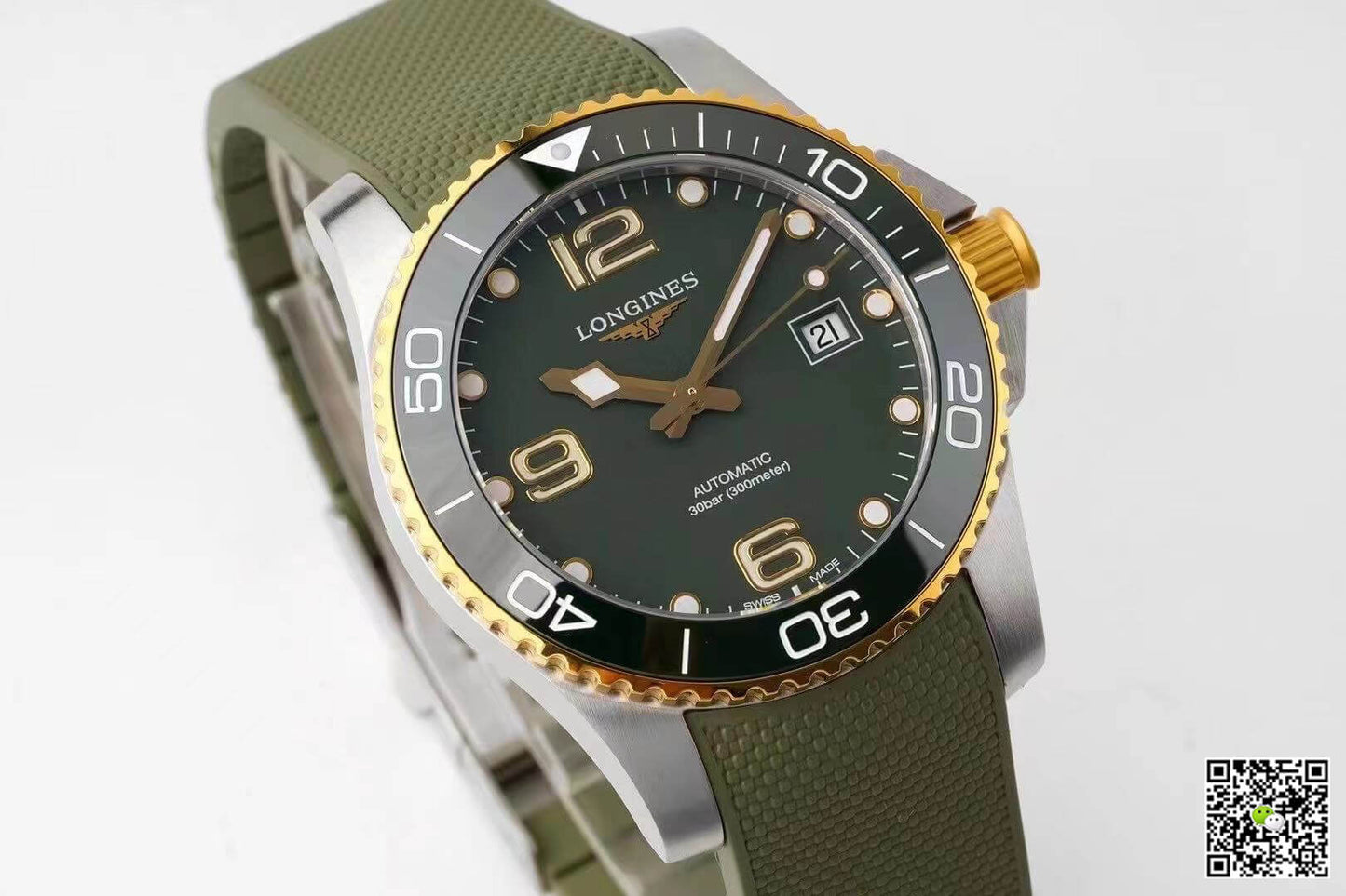 Longines Concas L3.781.3.06.9 ZF Factory Green Dial