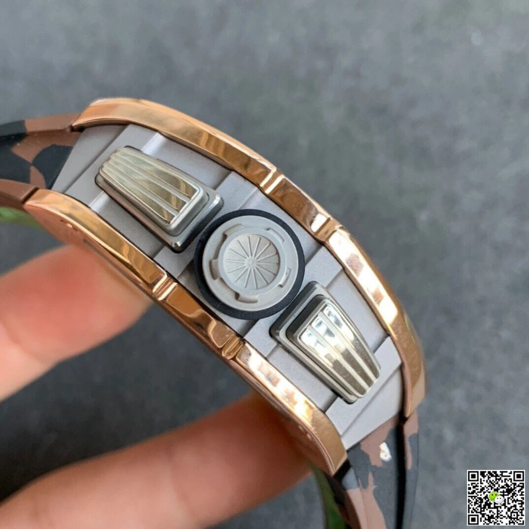 Richard Mille RM11 KV Factory Rose Gold Camouflage Strap