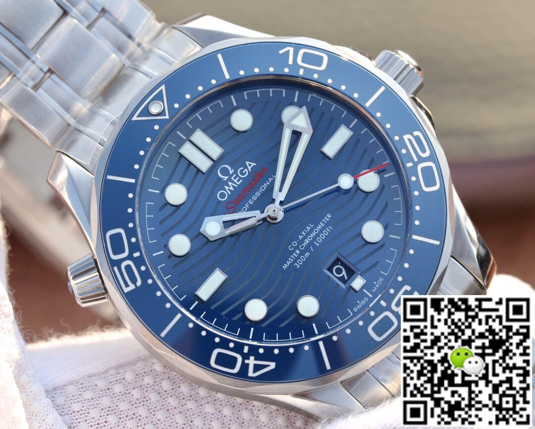Omega Seamaster Diver 300M 210.30.42.20.03.001 VS Factory Blue Bezel