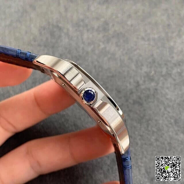 Cartier Santos WSSA0030 V6 Factory Blue Dial