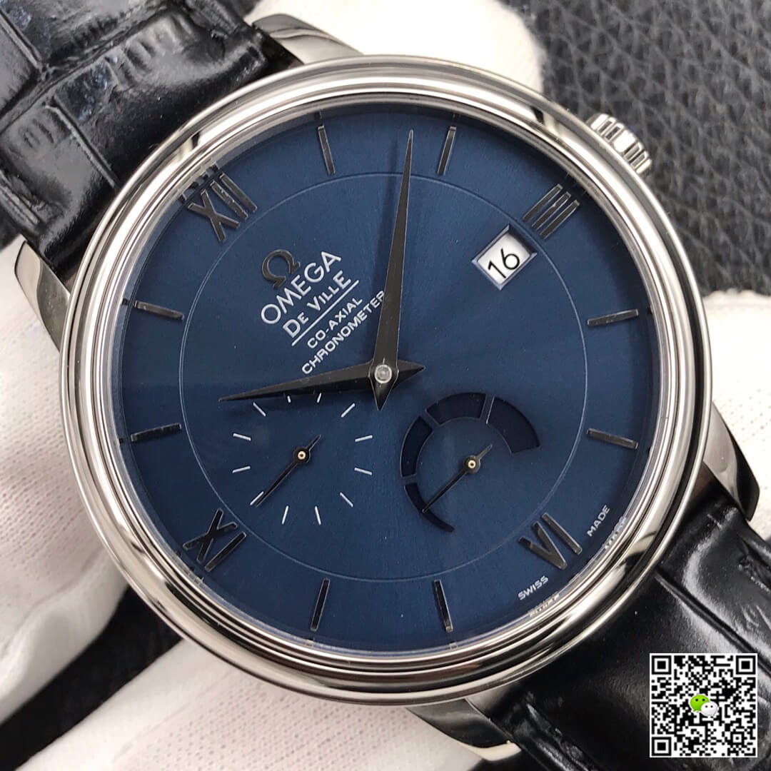 Omega De Ville 424.13.40.21.03.001 ZF Factory Blue Dial