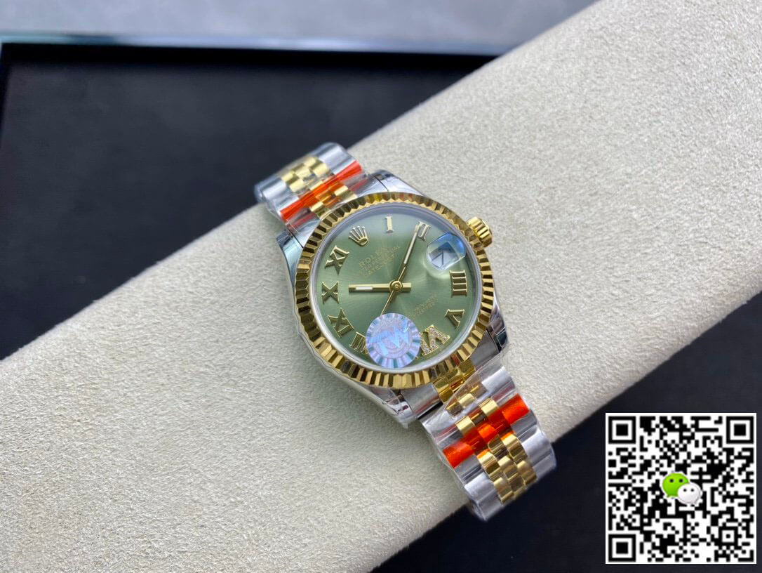 Rolex Datejust 178273 31MM TW Factory Green Dial