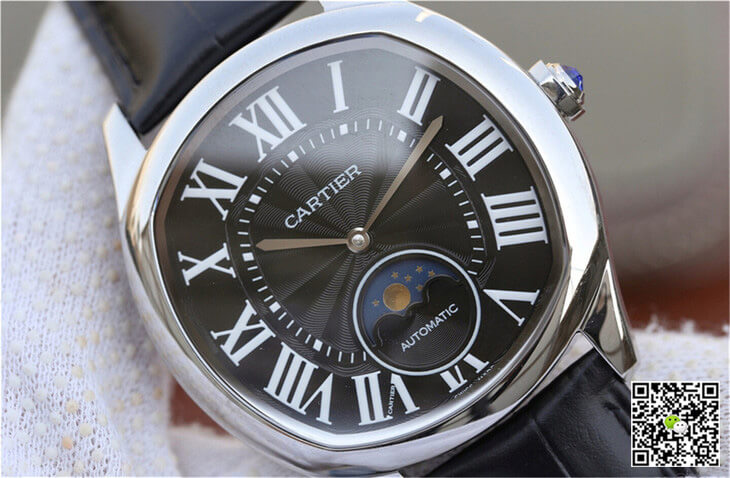 Drive De Cartier Moonphase WGNM0009 Black Dial