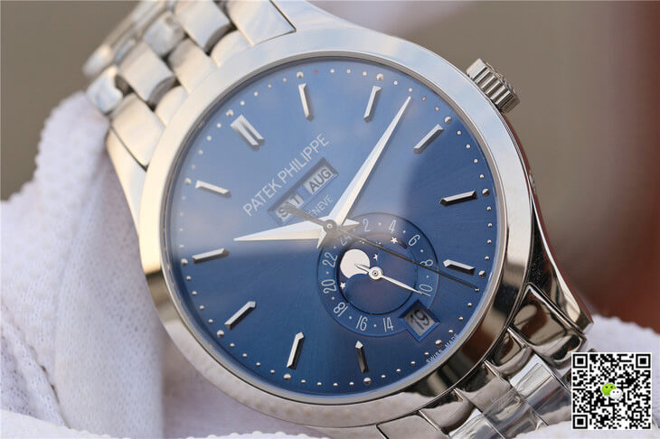 Patek Philippe Complications 5396/1G-001 KM Factory Steel Strap Blue Dial