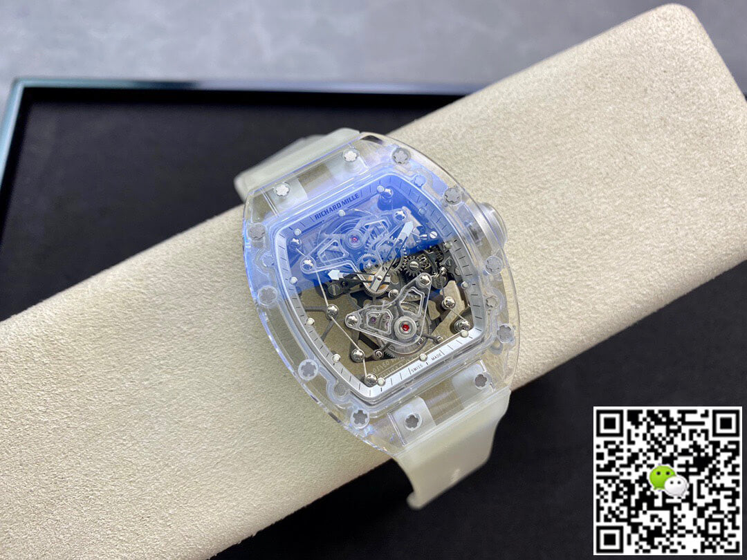 Richard Mille RM056 Tourbillon EUR Factory White Transparent Strap