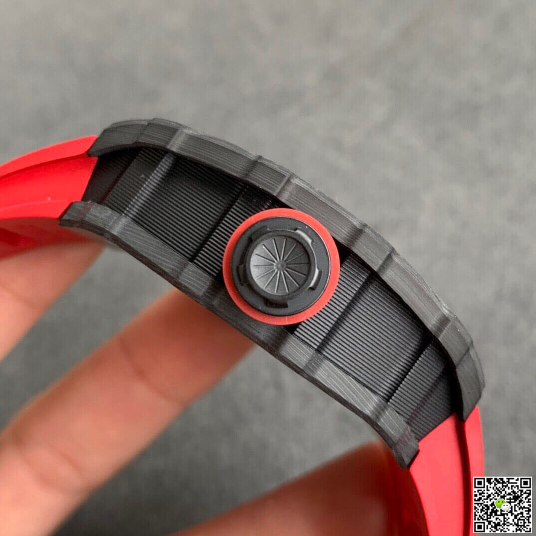 Richard Mille RM35-01 KV Factory Carbon Fiber Red Strap