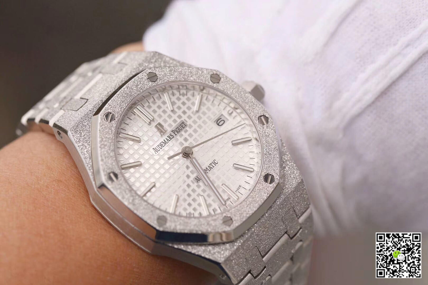 Audemars Piguet Royal Oak 15454BC.GG.1259BC.01 JH Factory Silver Dial