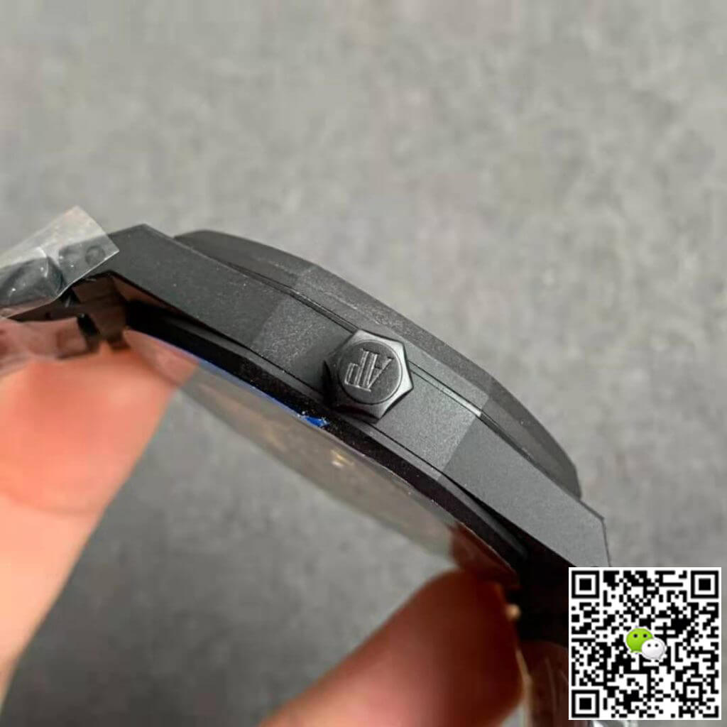 Audemars Piguet Royal Oak 15500 DLC Version ZF Factory Frosted Black Dial
