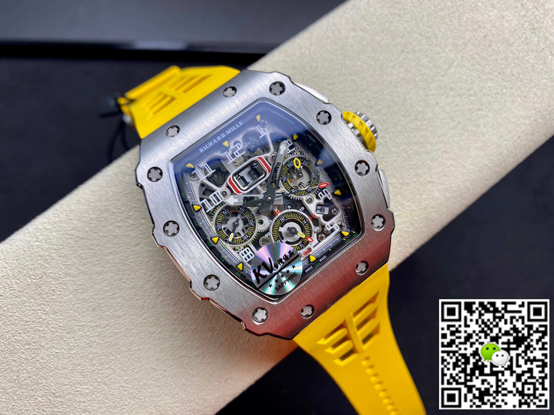 Richard Mille RM011 FELIPE MASSA KV Factory Titanium Steel Case