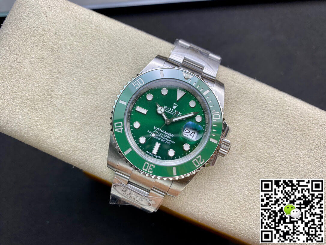Rolex Submariner 116610LV-97200 Clean Factory V4 Green Dial