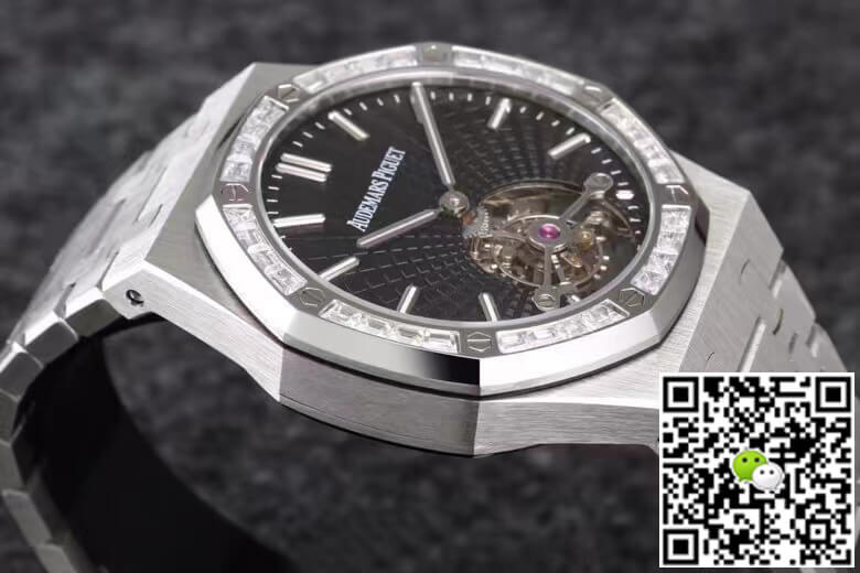 Audemars Piguet Royal Oak Tourbillon 26521BC.ZZ.1220BC.01 R8 Factory Diamond-set Bezel
