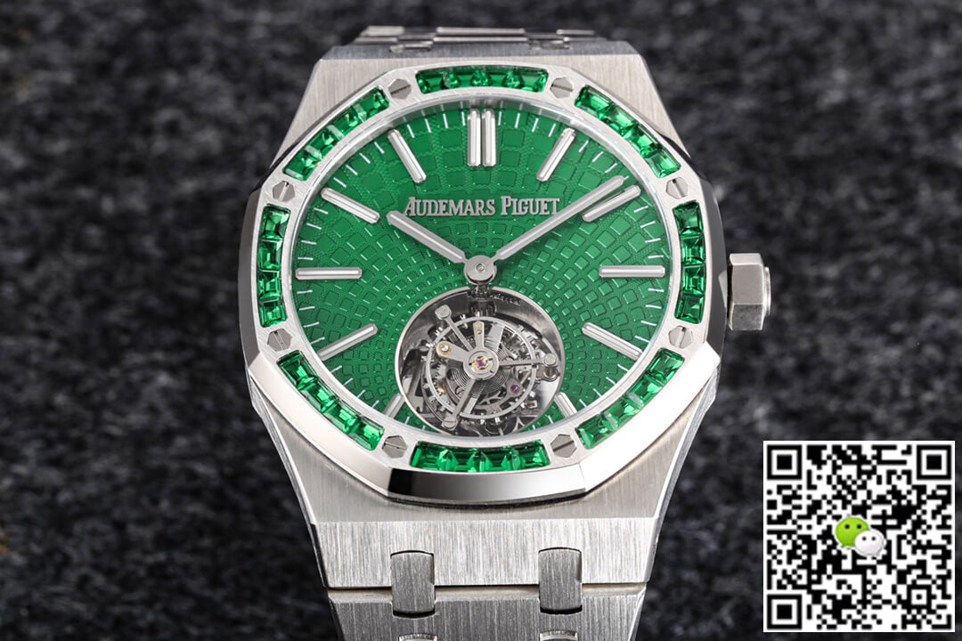 Audemars Piguet Royal Oak Tourbillon 26532IC.EE.1220TI.01 R8 Factory Green Dial