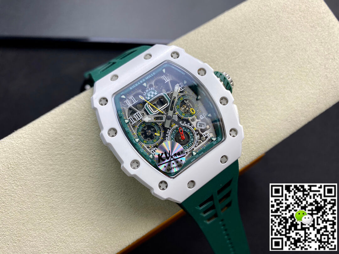 Richard Mille RM011-03 KV Factory White Ceramic Skeleton Dial