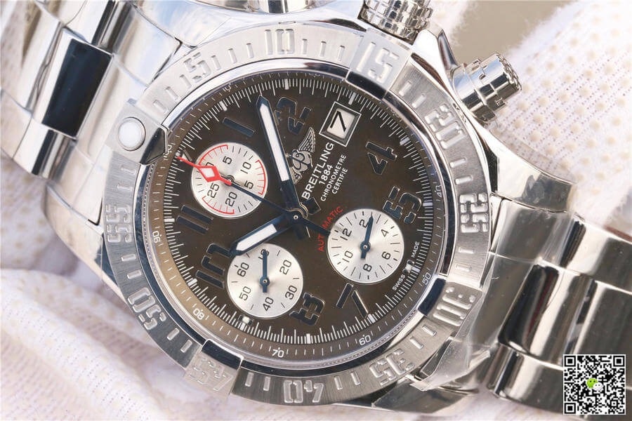 Breitling Avenger II A1338111/F564/170A GF Factory Bituminous Coal Color Dial
