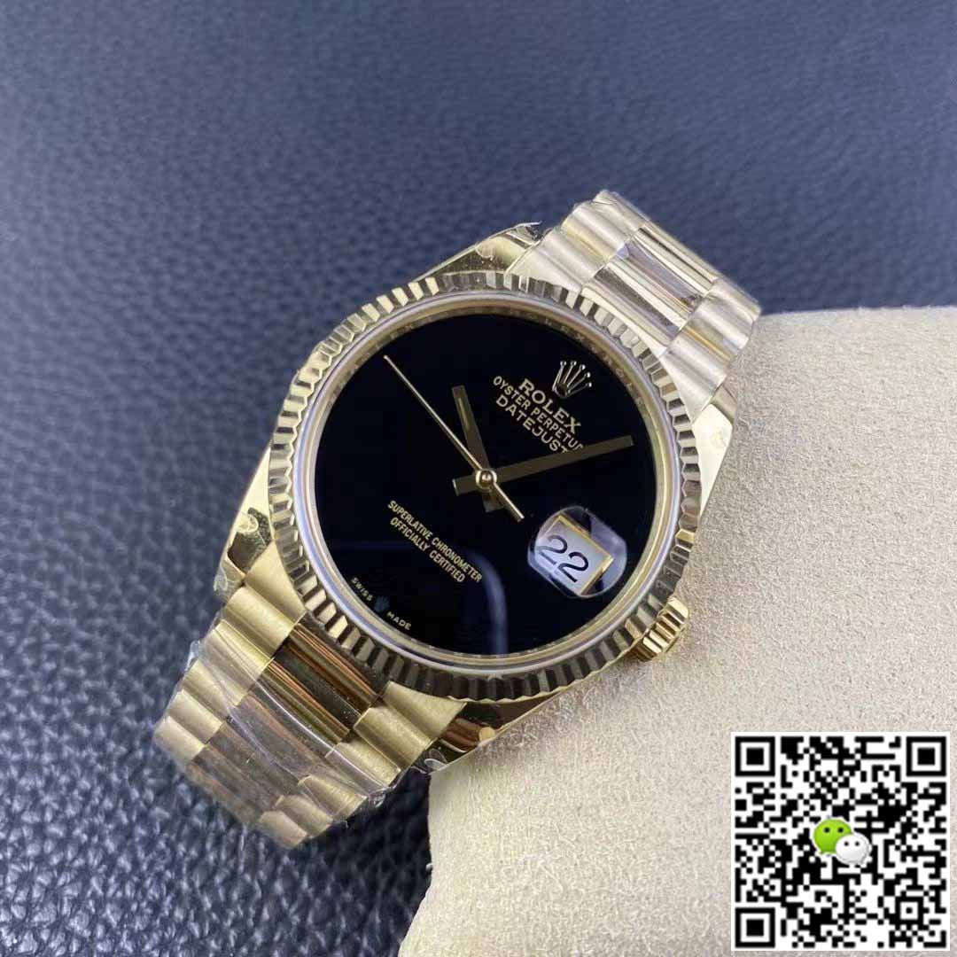 Rolex Day Date 18038 GM Factory Black Dial