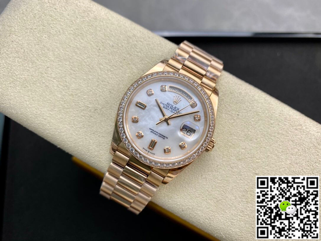 Rolex Day Date 128238 EW Factory V2 Mother-Of-Pearl Dial