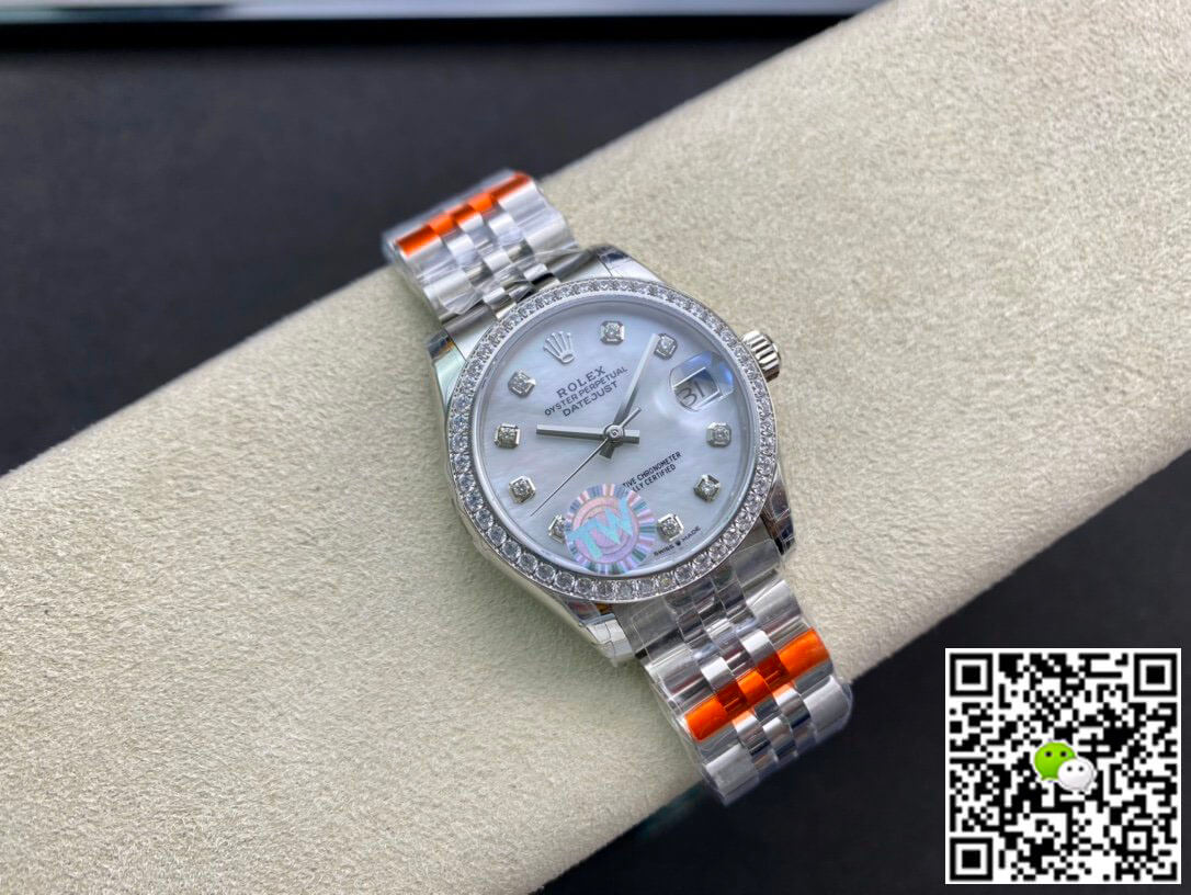 Rolex Datejust M278384RBR-0008 TW Factory Diamond Bezel