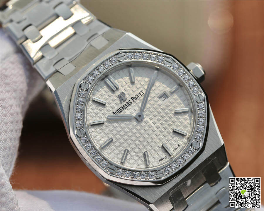 Audemars Piguet Royal Oak 67650 JF Factory Diamond White Dial