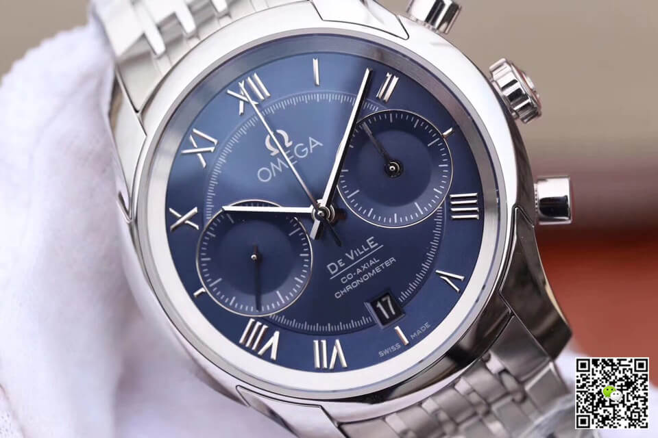 Omega De Ville 431.10.42.51.03.001 OM Factory Blue Dial