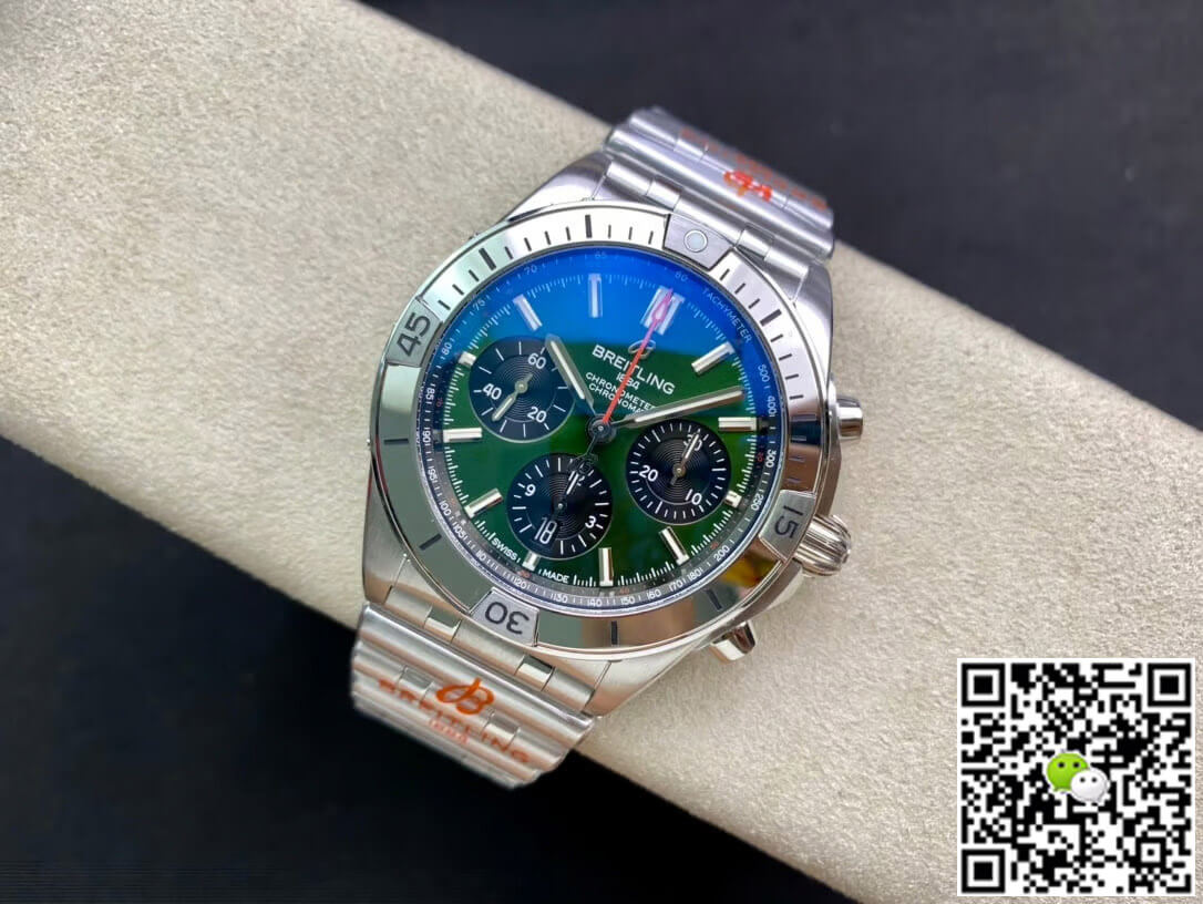 Breitling Chronomat AB01343A1L1A1 GF Factory Green Dial