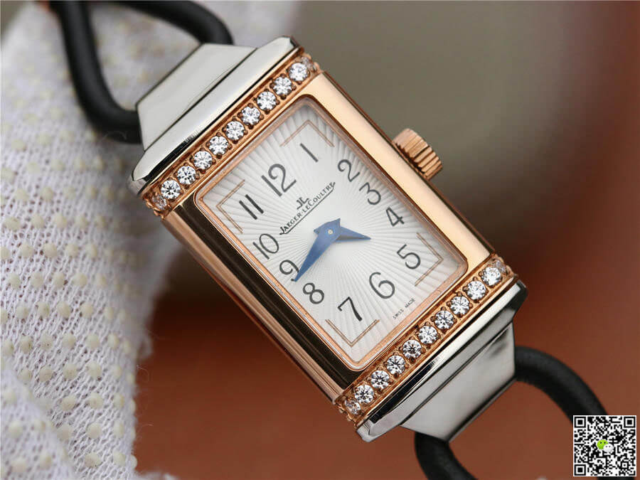 Jaeger-LeCoultre Reverso 3264520 MG Factory Diamond White Dial
