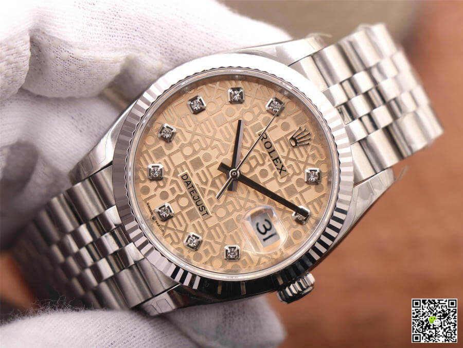 Rolex Datejust M126234-0023 36MM EW Factory Diamond-Studded Dial