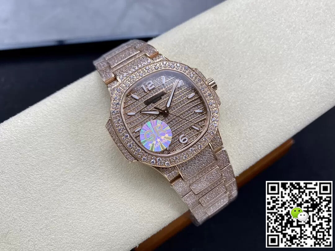 Patek Philippe Aquanaut 7118/1450R-001 GR Factory Gold Diamond Dial