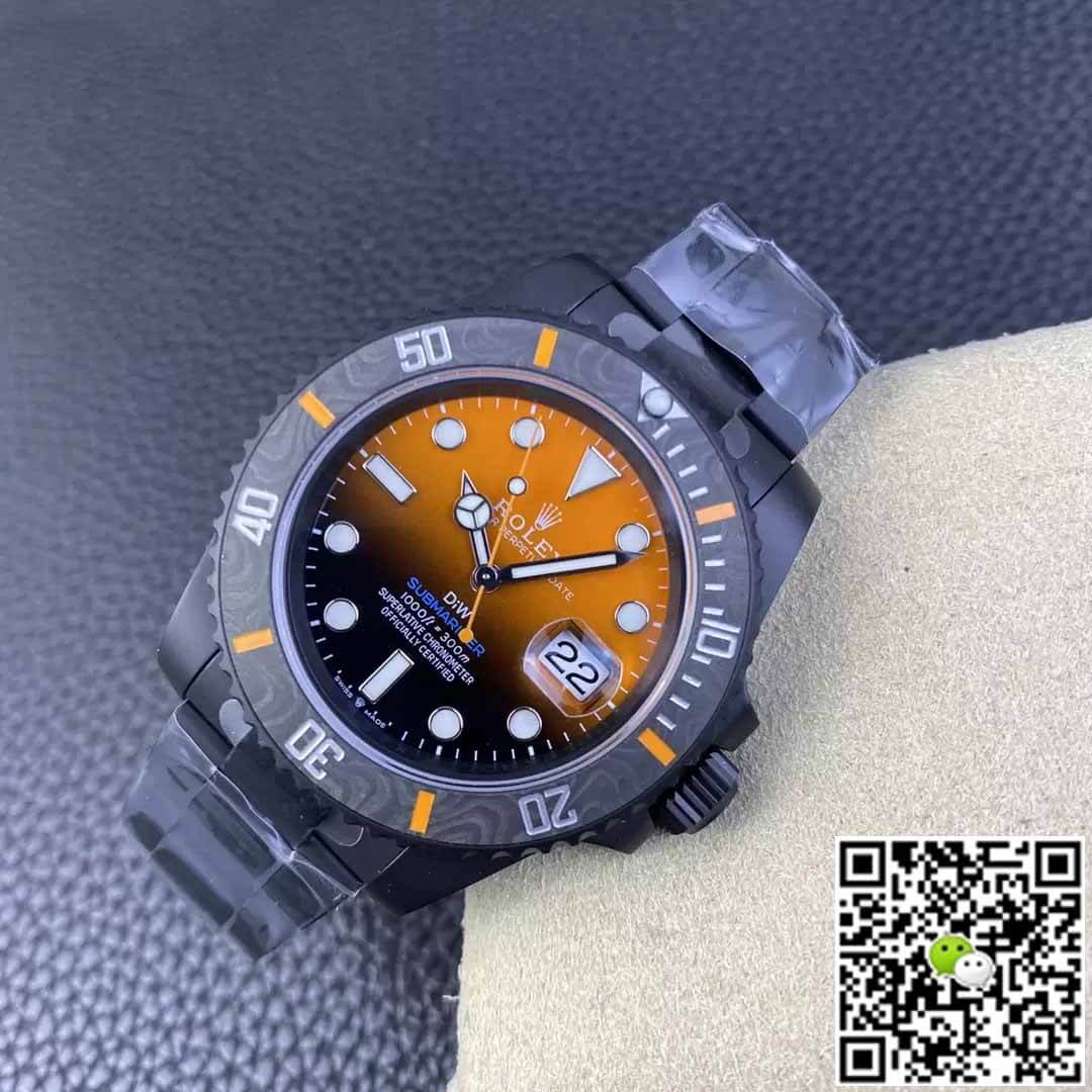 Rolex Submariner VS Factory Carbon Fiber Orange Gradient Dial
