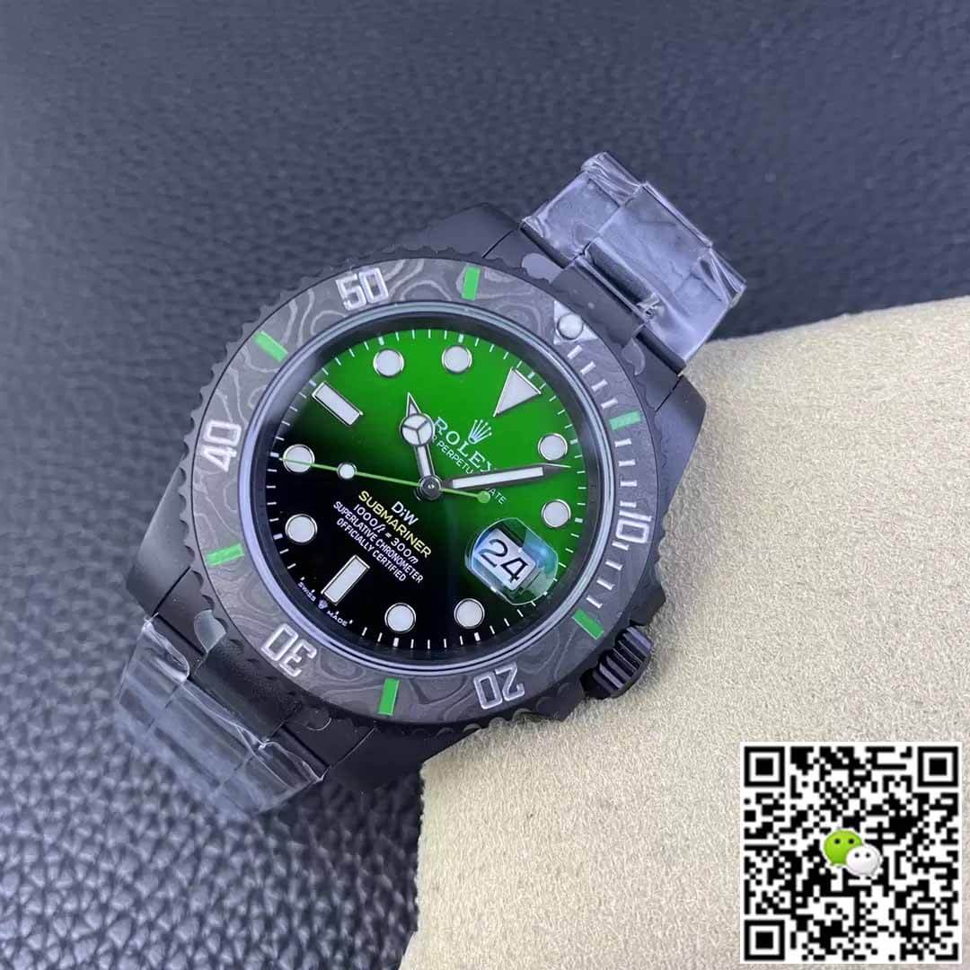 Rolex Submariner VS Factory Carbon Fiber Green Gradient Dial